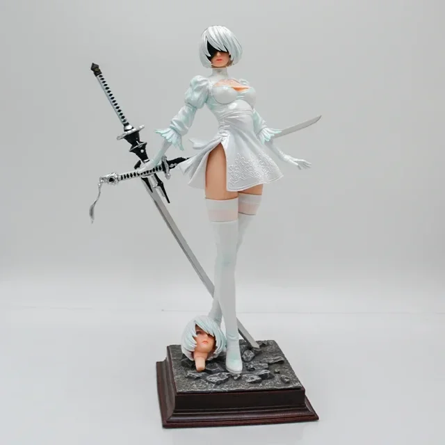 15cm NieR:Autta YoRHa l A No.2 A2 Sexy Anime Girl Figure NieR Autta 2B YoRHa Type B Action Figure Adult l Doll Toy