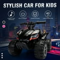 thumbnail image 3 of TOBBI-TOYS 6V Ride on ATV 4-Wheeler Quad Battery Powered Electric Car with Spray Device, Music and LED Lights, 3 of 13