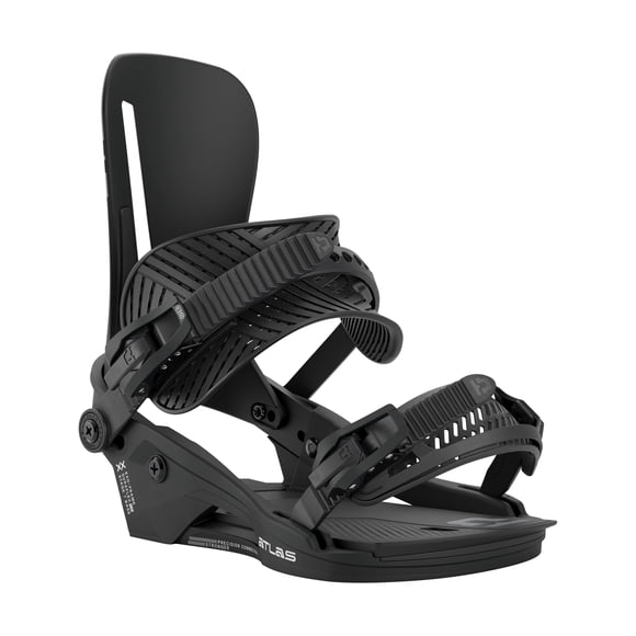 Fijaciones de snowboard Union Atlas negras talla grande