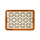 Silpat Parfait Cookie Tapis de Cuisson en Silicone Antiadhésif, 11-5/8 "x 16-1/2", Orange – image 1 sur 15