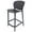 Grey, variant on Stackable Plastic Bar Stool in gray (Set of 4)