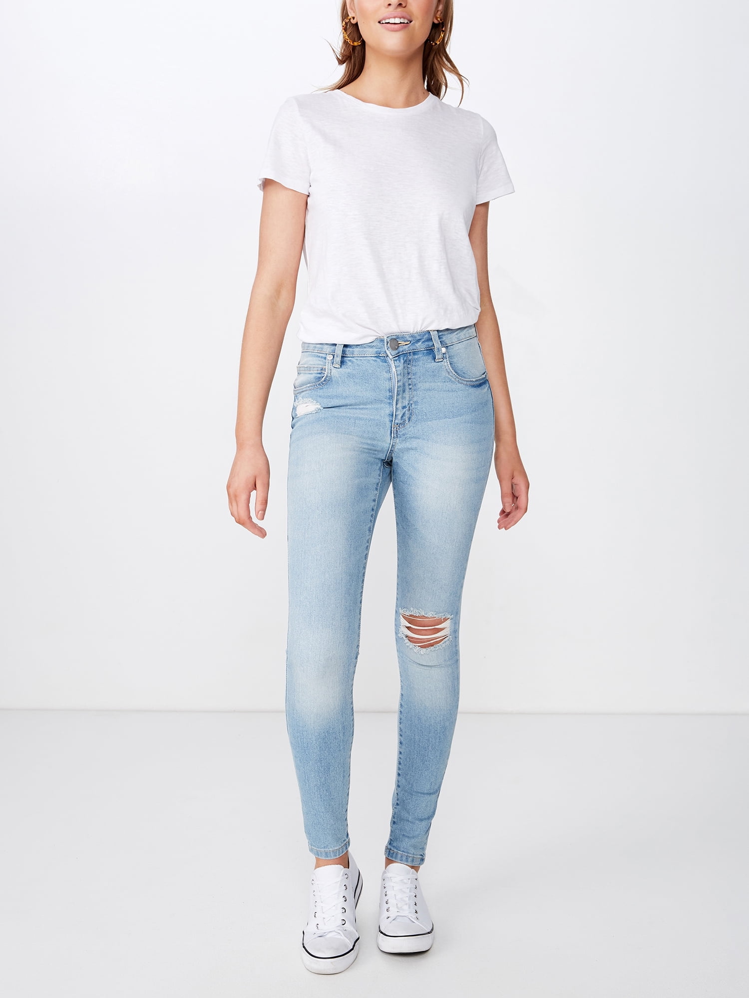 Cotton On - Cotton On Juniors' Mid Rise Skinny Jean - Walmart.com - Walmart.com