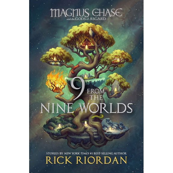 Pre-Owned 9 from the Nine Worlds-Magnus Chase and the Gods of Asgard (Hardcover 9781368024044) by Rick Riordan