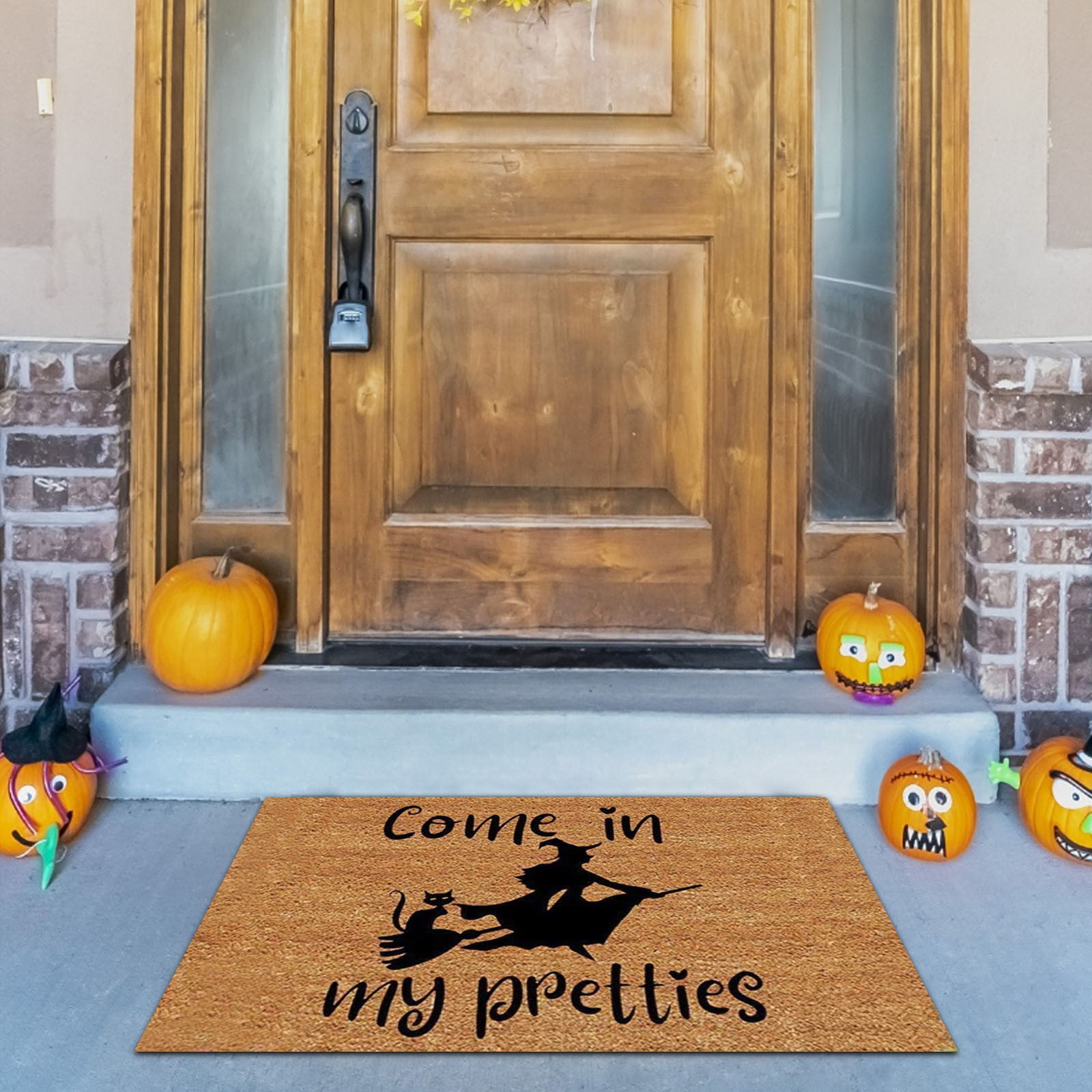 Welcome Mat Halloween Custom Doormat Door Mat Home Decor Porch Decor Horror Friends Doormat Personalized Doormat Horror Movie Decor