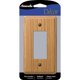 thumbnail image 1 of Plato de pared Amerelle Contemporary Wood Decorator, 1 banda, marrón, 1 of 2