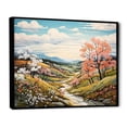 thumbnail image 2 of Designart "Countryside Early Spring horizon V" Landscapes Floater Framed Canvas Wall Art, 2 of 7