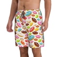 thumbnail image 2 of Goofa Color Donut Printed Mens Swim Trunks Summer Quick Dry Short Beach Swimwear Bathing Suits-3X-Large, 2 of 9