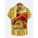 thumbnail image 5 of Camisas hawaianas de moda 2024 para hombre, estilo mexicano, estampado de póster artístico de grafiti colorido, camisa de manga corta, ropa estilo hawaiano, 5 of 5