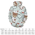 thumbnail image 2 of Doctor Bear Hospital Oversized Hoodies for Women Pullover Womens Clothes with Pocket Mens Ultimate Pullover Hoodie Sweatshirt S-6XL, 2 of 8