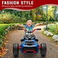 thumbnail image 6 of 12V Kids Ride On ATV Car,3 Wheeler Motorcycle Electric Vehicle ATV with EVA Tire, LED, Music,Ride on Car Toy for Boys and Girls, 6 of 9