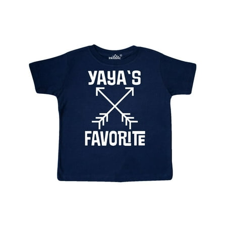 

Inktastic Yayas Favorite Grandson Gift Gift Toddler Boy or Toddler Girl T-Shirt