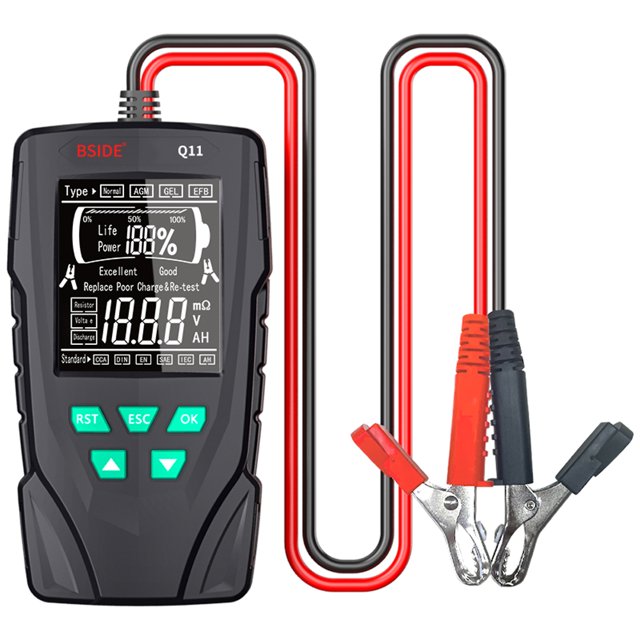 BSIDE Automobile electric quantity analyzer,Quantity Analyzer Battery Internal Resistance Meter Display With Resistance Current Battery Discurrent Buzhi Test Meter Display Battery Tester Battery
