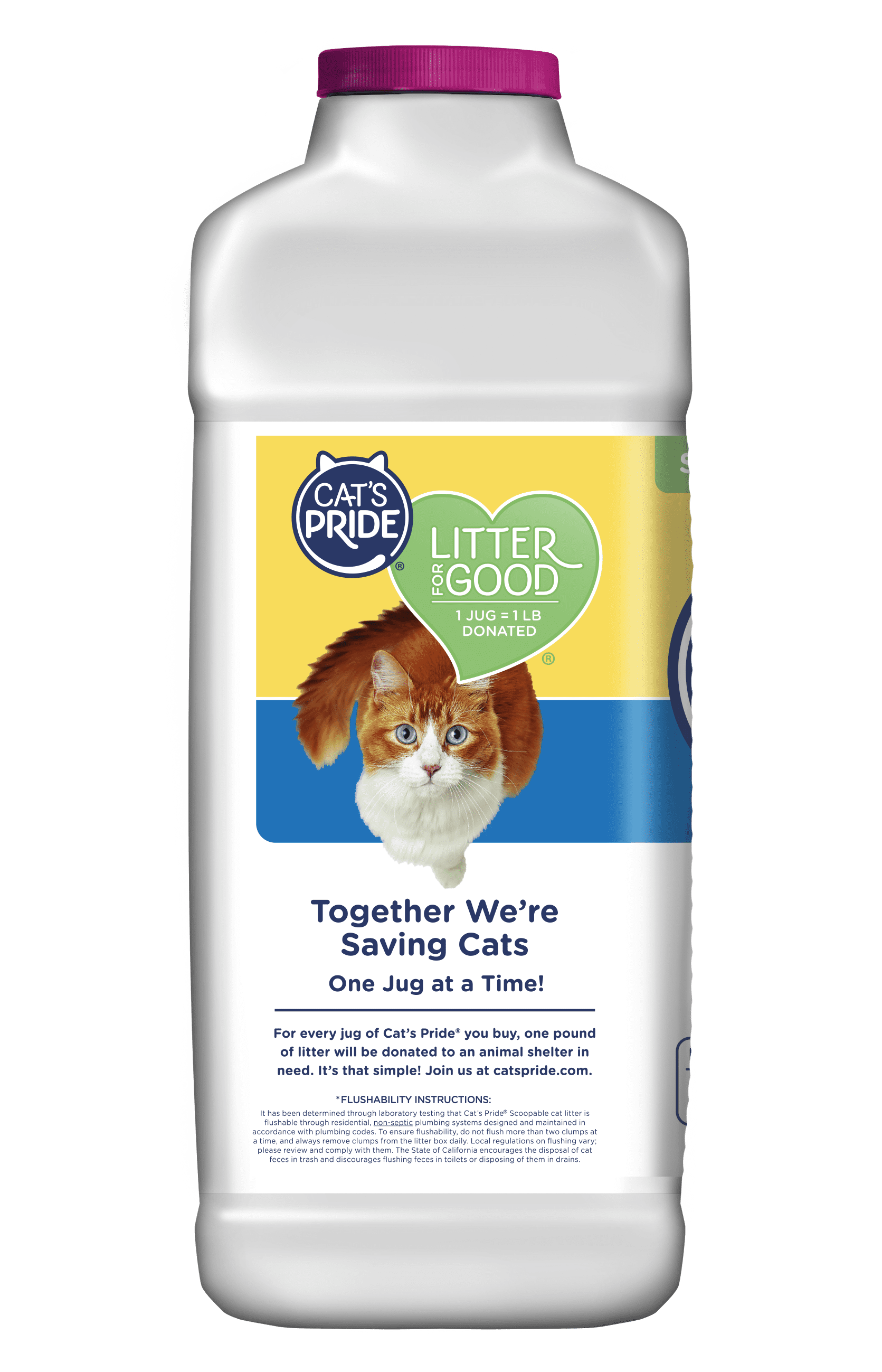 Cat's Pride Scented Scoopable Cat Litter, 12 lb Jug - product image