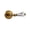 Antique Brass-Passage-1, variant on Satin Brass Passage 1 Pack Interior Door Lever Set for Hallway and Closet