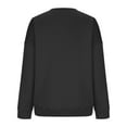 thumbnail image 6 of jsaierl Sweatshirt for Women Plus Size Solid Color Sweatshirts Crewneck Holiday Pullover Tops 2024 Long Sleeve Shirts, 6 of 7