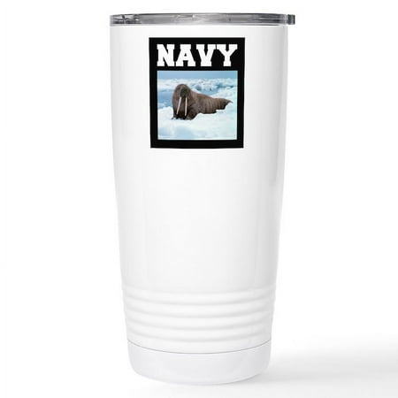 

CafePress - Navy Travel Mug - Insulated Stainless Steel Travel Tumbler 20 oz.
