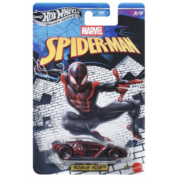 Hot Wheels Rogue Hog Spiderman Silver Series