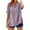 505_Purple, variant on Jxximdong Tshirts for Women Loose Shirt Top Stand Solid Color Sleeve Collar Casual Women's Shirt Women's Shirt Beige Summer Tops L
