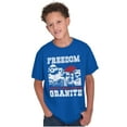 thumbnail image 5 of Mount Rushmore Funny 4th of July USA Crewneck T Shirts Boy Girl Teen Brisco Brands XS, 5 of 6