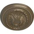 thumbnail image 3 of Ekena Millwork 18 1/2"W x 13 1/2"H x 1 7/8"P Saverne Ceiling Medallion, Hand-Painted Warm Silver, 3 of 4