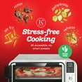 thumbnail image 4 of Kitchen Elite 8 in 1 Digital Air Fryer Toaster Oven Combo, Convection Pizza Oven, Silver, 4 of 8