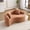Coral, variant on Noble House Norlyn 66.9" S-Curved Loveseat Sofa, Chenille Compression Modular Couch, Living Room, Small Space, Orange