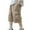 Khaki, variant on Utoimkio Toddler Boys Elastic Waisted Cargo Shorts Solid Color Pull On Short Pants with Pockets Summer Clothes Size 5-15T