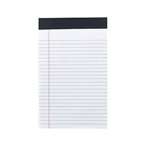 MyOfficeInnovations Notepads 5" x 8" Narrow White 50 Sheets/Pad 12 Pads/Pack 163873
