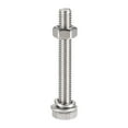 thumbnail image 4 of Uxcell M6 x 45mm 304 Stainless Steel Hex Head Screws Bolts, Nuts, Flat & Lock Washers Kits 10 Sets, 4 of 5