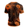 thumbnail image 5 of Halloween Shirts for Men Halloween Pumpkin Graphic Tees Short Sleeve Crewneck Funny Halloween Costumes Tops, 5 of 5