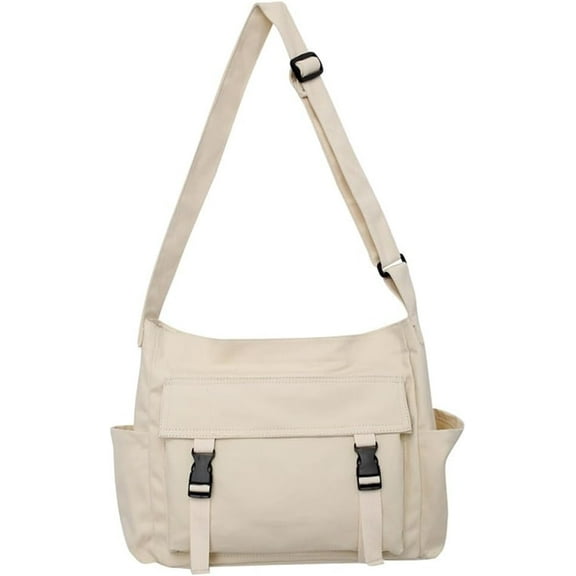 Canvas Crossbody Large Hobo Bag Shoulder Portable Handbag Women's Travel Bag Multiple Pockets