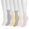 thumbnail image 3 of MUK LUKS Women's 6 Pack Whisper Soft Crew Socks, 3 of 3