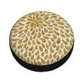 thumbnail image 3 of Balery Gold Dropstire Cover Waterproof Dust-Proof, Universal Spare Wheel Tire Cover For Trailer, Rv, Suv Truck And Vehicle Camper Accessories-15 Inch, 3 of 9