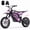 Purple, variant on 36V Kids Electric Dirt Bike,Fast Speed Electric Motorcycle Up to 15 MPH & 10 Miles Long-Range, Twist Grip Throttle, Dual Suspension & Brakes for Kids Ride on Toys, Purple