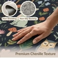 thumbnail image 6 of ODIKA 4'x6' Black Forest Design Washable Area Rug Enchanted Woodland Creatures Pattern for Home Office, Under Desk, Non-Slip Chair-Friendly, Flatwoven, 6 of 7
