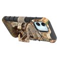 thumbnail image 2 of for Apple iPhone 12 MINI (5.4inch) with Temper Glass and Case Heavy Duty Shock Absorption Kickstand Armor Case with Belt Swivel Clip Holster Cover (Deer), 2 of 4