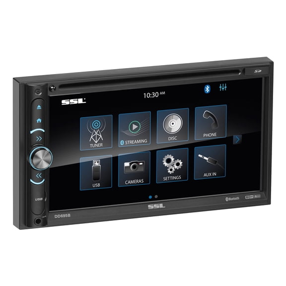Sound Storm Laboratories DD695B 6.95" Touchscreen Double Din Car Stereo