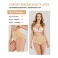 thumbnail image 4 of Womens Butt Hip Enhancer Shaper Panties Underwear Shaper Briefs Fake Ass Shapewear Black/Apricot, 4 of 8