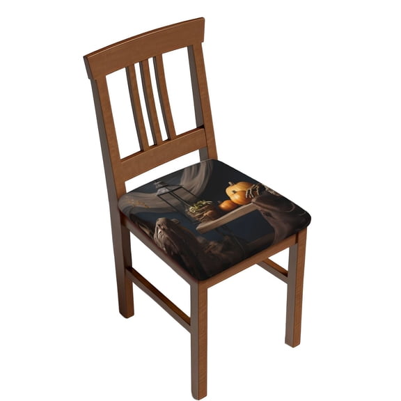 Logiee Modern Skull Sisters Print Square Chair Seat Covers, Stretch Chair Seat Covers,Seat Chair Slipcover, Non-Slip Chair Slipcover,Furniture Protector for Indoor and Outdoor-Six Piece