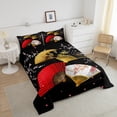 thumbnail image 4 of Erosebridal Oriental Exotic Fans Bedding Twin Comforter Set, Japanese Style Down Comforter, Reversible 2 Pieces, 4 of 8