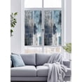 thumbnail image 4 of Static Cling Non Adhesive Window Film, Blue Grey Window Privacy Film Frosted, Abstract Art Oil Painting Modern Geometric Opaque Window Coverings for Small Windows, Home, 17.7 x 39.3 Inches, 4 of 9