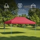 thumbnail image 3 of Ilios Innova | Toldo Plegable Rojo 2x3 Carpa para Exteriores Resistente al Clima, Impermeable, Estructura de Hierro y Tela Oxford 600D., 3 of 9