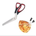 thumbnail image 1 of Tijeras para pizza MACHAO acero inoxidable 27 CM negro/rojo, 1 of 4