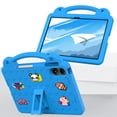 thumbnail image 2 of Dteck for Onn 12.1 inch Tablet Pro 2024 (Model:100146663), with 14 Dolls DIY Figures Handle Stand, Kids EVA Shockproof Cover for Walmart Onn 12.1" Tablet Pro 2024,Skyblue, 2 of 8