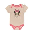 thumbnail image 4 of Disney Minnie Mouse 3 Pack Bodysuit Set (Baby Girls), 4 of 5