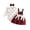 A03-ZB Red, variant on CAICJ98 Baby Girl Clothes Fall Winter Outfit Long Sleeve Ruffle Romper Plaid Skirt Bow Headband 3 Pcs Set (Hot Pink,3-6 Months)