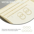thumbnail image 5 of 7Pcs Book Binding Rings Loose Leaf Binder Circle Single Binder Ring Metal Binder Rings, 5 of 5