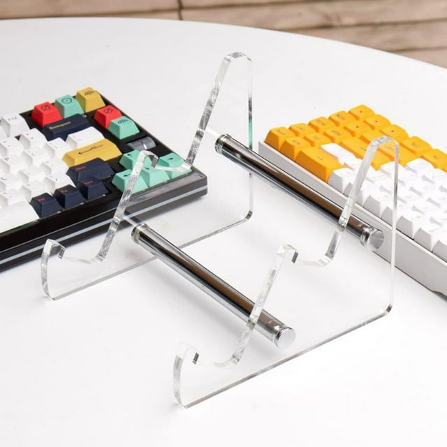 IROINID Fournitures de Rentrée Scolaire, Essentiels Scolaires, Support de Clavier Acrylique Amovible Transparent Support de Clavier Support de Cadre Photo pour Tablette