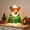 Christmas Corgi Green, variant on Lighted Blow Mold Rooster Indoor/Outdoor Christmas Decoration, Multicolor, 4.72x"7.87"