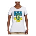 thumbnail image 2 of Not Only Am I Perfect I'm Ukrainian Too! Womens Graphic T-Shirt, White, Medium, 2 of 4